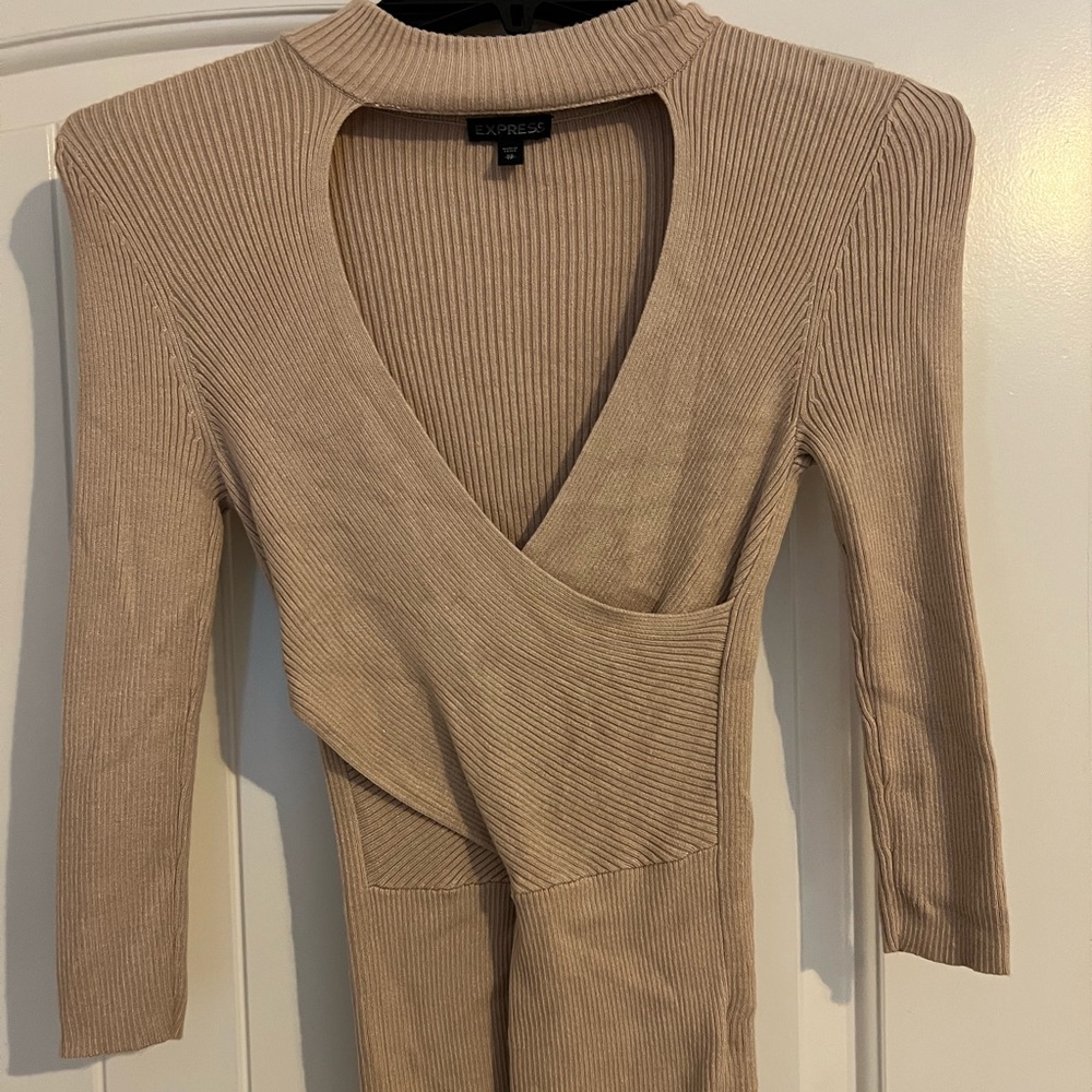 Tan sweater
